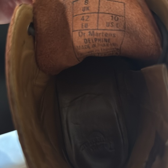 DR. MARTENS Brown Leather Side Zip Ankle Boots - Picture 13 of 14